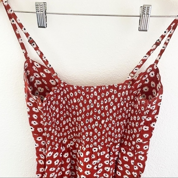 Faithfull the Brand Rodeo Mini Dress Danica Floral Red Small NWT - Picture 6 of 15